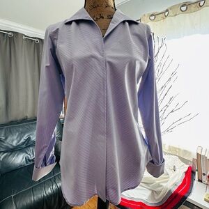 Chic Lavender Button Down Shirt